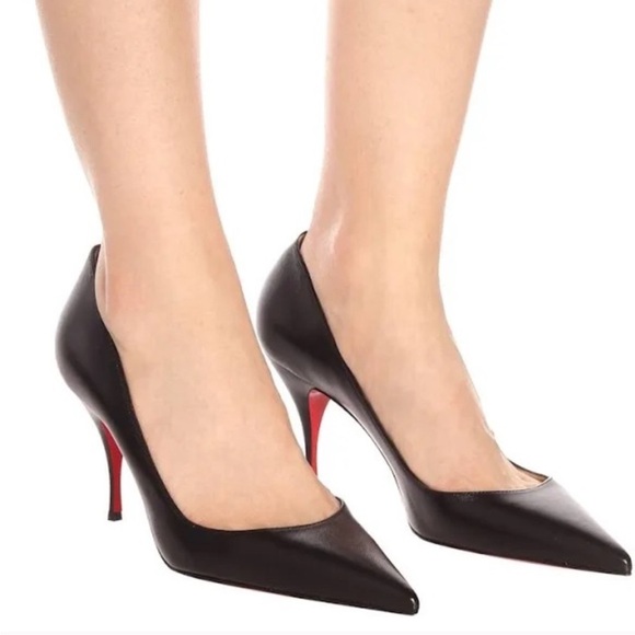 🔥 Authentic Christian Louboutin Clare Black Pumps – Nappa Leather 80mm – NWT 🔥 - Picture 11 of 17